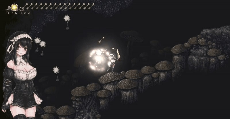 《哥特少女勇闯恶魔城》V3.0终极评测:像素暴力美学的天花板之作图片-3 《哥特少女勇闯恶魔城》V3.0终极评测:像素暴力美学的天花板之作图片-3