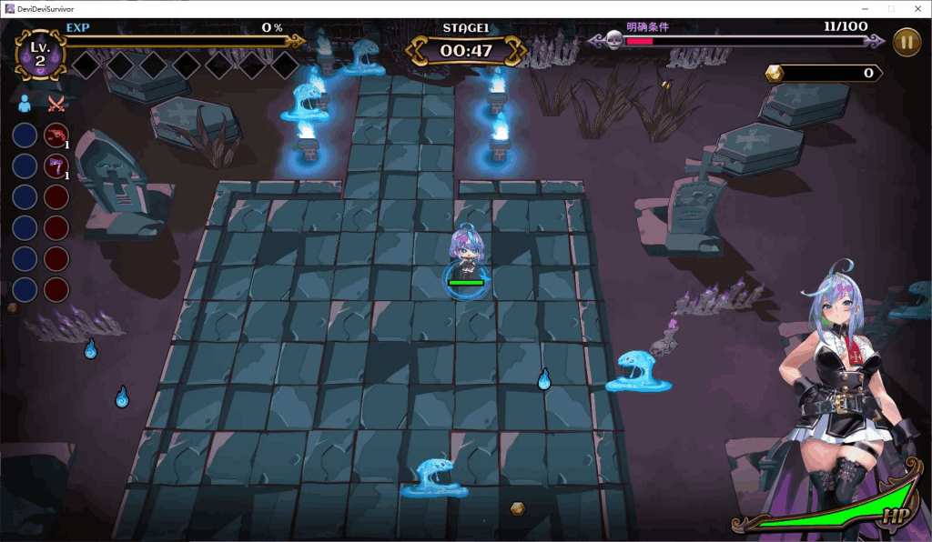 《恶魔幸存者DeviDevi Survivor》PC中文版评测：1.6G小体量的硬核日式ARPG，融合肉鸽与动态战斗系统