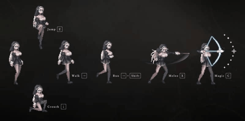 哥特少女勇闯恶魔城2/SiNiSistar2 V1.01 官方中文版:全平台支持+手柄适配 | 像素ACT神作推荐图片-5 哥特少女勇闯恶魔城2/SiNiSistar2 V1.01 官方中文版:全平台支持+手柄适配 | 像素ACT神作推荐图片-5