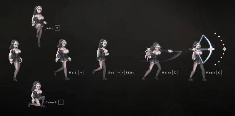 《哥特少女勇与魔城2》V0.2.0.4权威解析：像素动作游戏的次世代革命图片-2