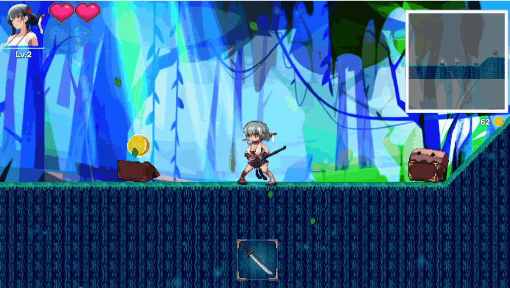 《美女剑客晴美》PC像素ACT佳作：官中动态版187M即玩图片-4