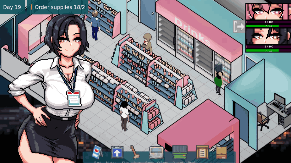 《顽皮商店经理V0.97》像素SLG新版本上线!官中+动态体验升级图片-2 《顽皮商店经理V0.97》像素SLG新版本上线!官中+动态体验升级图片-2