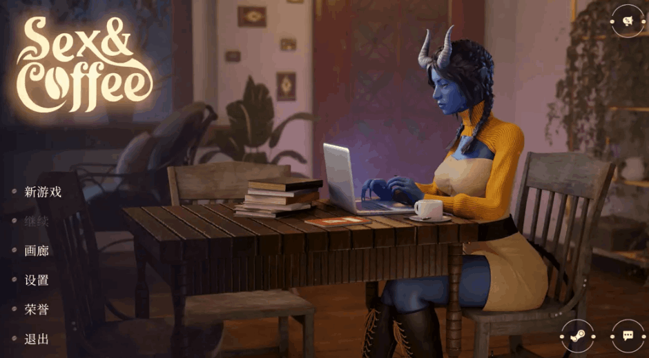 [PC 平台 / 欧美 SLG] 性与咖啡 Sex & Coffee Demo 官方中文版 [官中 / 动态效果 / 容量 3.35G]图片-1