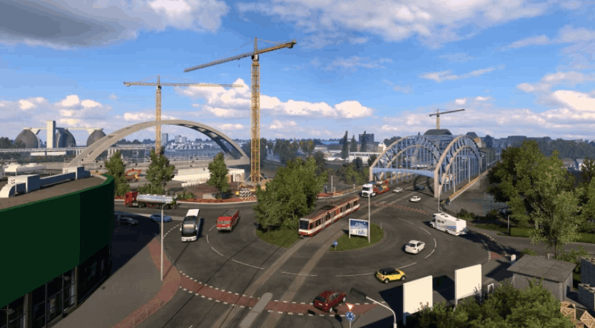 遨游中国2/CTS6卡车模拟MOD：18GB真实中国地图+国产卡车驾驶体验（支持键鼠/方向盘）